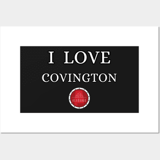 I LOVE COVINGTON | Alabam county United state of america Posters and Art